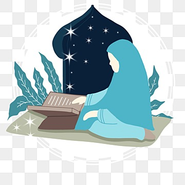 مرأة تقرأ القرآن